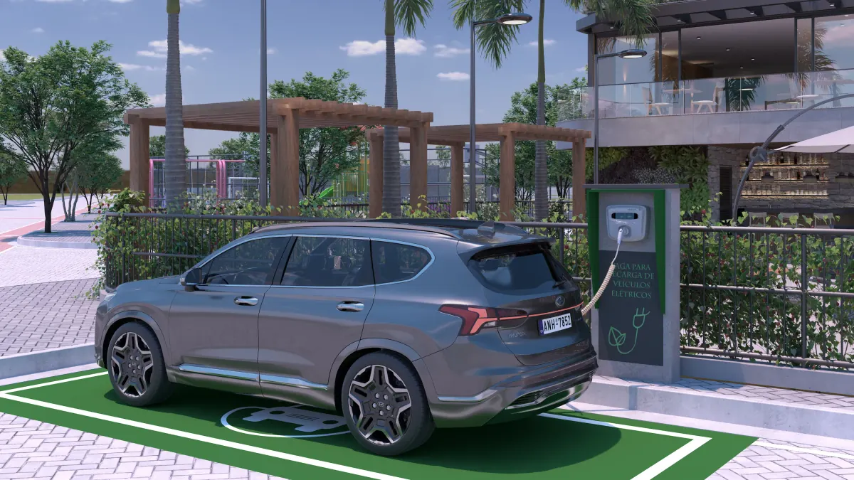 Estação de recarga para carro elétrico